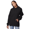 thumbnail image 4 of Sudadera con capucha tipo pulóver Hanes EcoSmart negra, talla grande, 4 of 6