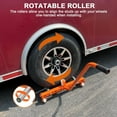 thumbnail image 3 of Tire Wheel Dolly, Tire Lift Moving Tool Dollies for Truck Car Vehicle Tire, Heavy Duty Adjustable Rolling Wheel Dolly for Workshop Garage, 330 LBS Capacity, 3 of 9