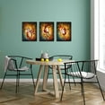 thumbnail image 5 of 3 Piece Modern Canvas Wall Art Romantic Red Wine Splash Painting for Kitchen Dining Room Pub Bar Wall Decor Wine Glass Music Notes Picture Print Contemporary Art 12x16inchx3pcs, 5 of 5