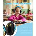 thumbnail image 5 of PROHEAR 032 Kids Ear Protection Safety Noise Earmuffs with NRR 25dB, Children Adjustable Headband Hearing Protectors for Monster Trucks, Sports Events, Concerts - Fireworks Pattern, 5 of 11