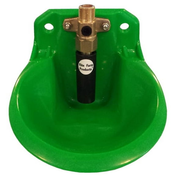 Rite Farm Products Automatic Poly Stock Livestock Horse, Cow, Goat, Waterer Drinker