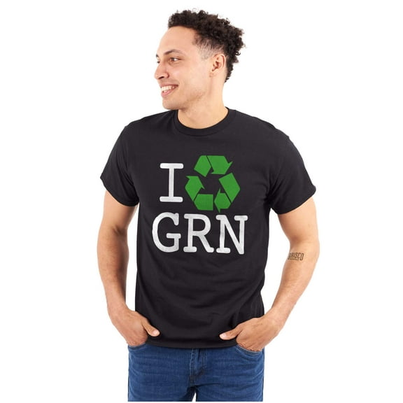 Recycle GRN Earth Day Save the Planet Plus Size Crewneck Graphic Tee Shirt Brisco Brands 2X