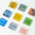 5PCS DIY Acrylic Square Fridge Magnet Craft Set with Adhesive Backing ...