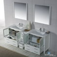 thumbnail image 3 of Sydney 84" Double w/ Mirrors (Glossy White), 3 of 9