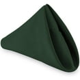thumbnail image 1 of 1 Douzaine de Serviettes de Table en Tissu 17 Pouces - Tissu Polyester Lavable en Machine - Vert, 1 of 3