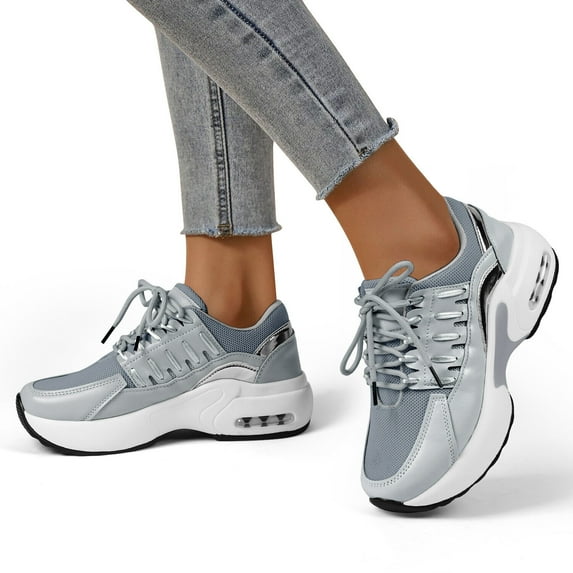 Liwarace Non slip Women Air Cushion Sneakers Comfy Fashion Tennis Sports Running Shoes