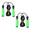 green, variant on Jump Rope For Kids - Adjustable Soft Skipping Rope With Foam Handles - Exercise Activity & Fitness - red