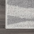 thumbnail image 3 of nuLOOM Tristan Contemporary Waves Area Rug, 2' 6" x 6', Runner, Tristan Grey, 3 of 6
