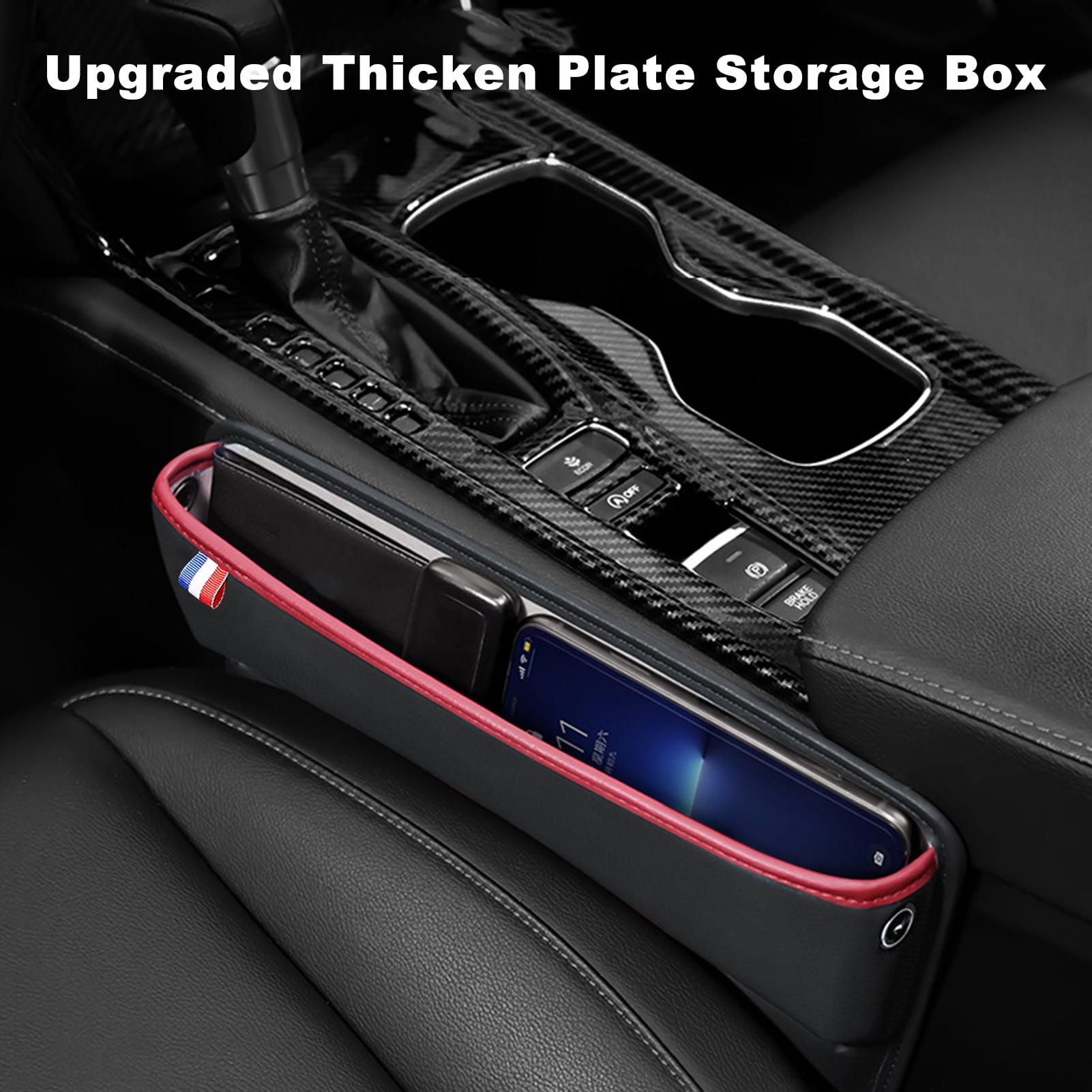 Car Seat Storage Box Leather Car Crevice Blocker Car Crevice Catcher Filler  Auto Front Gap Filler Car Slit Pocket Catcher - AliExpress