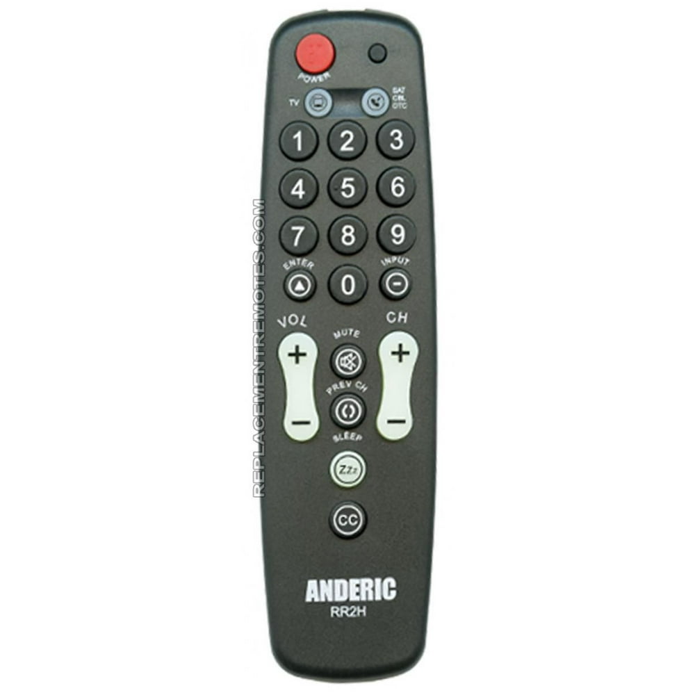 ANDERIC RR2H Simply Cable Box (p/n RR2H) 2Device Universal Remote Control (new)