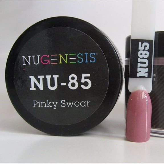 NUGENESIS Nail Color Dip Dipping Powder 1oz/jar - NU85 Pinky Swear