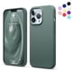thumbnail image 1 of Entronix Funda de Silicona para iPhone 13 Pro, Suave Al Tacto, Antiarañazos y Antigolpes, Color Verde, 1 of 7