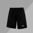 thumbnail image 5 of Men's Swimwear Rash Guard Shirt and Swim Trunks Set for Diving Snorkeling Surfing Swimming, XXL, Black, 5 of 5