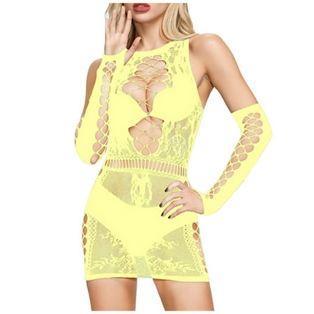 Flash Deals Women Sexy Lingerie Sleepwear Babydoll Body Stocking Lace Teddy Robes Nightwear Clearance