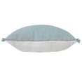 thumbnail image 5 of Ox Bay Nellie 20" x 20" Corydalis Blue Fringed Cotton Adult Decorative Throw Pillow, 5 of 11