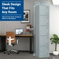 thumbnail image 3 of STANI Metal Locker Steel Storage Cabinet with 5 Doors for Office School Gym Metal Storage Locker Cabinets for Employees Students Steel Locker, 3 of 7
