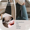 thumbnail image 5 of SABRE Fast Flip Top Pepper Gel with Snap-Clip Keychain, 2 Ct,Black & Sage Green,Pocket Pepper Sprays, 5 of 10