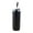 Black, variant on Double Layer Stainless Steel Portable Flip Cover Insulation Cup Creative American Straw Cup Long Lasting Paint Double Drinking Cup Cover