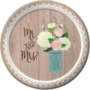 Rustic Wedding Dessert Plates, 8-Pack