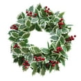 thumbnail image 2 of ChicYu Christmas Wreath Christmas Decorative Wreath Door Hanging Scene Decoration Classic Christmas Wreath Design Fits Door Hanging Vibes for Holiday Scene Setup​, 2 of 6