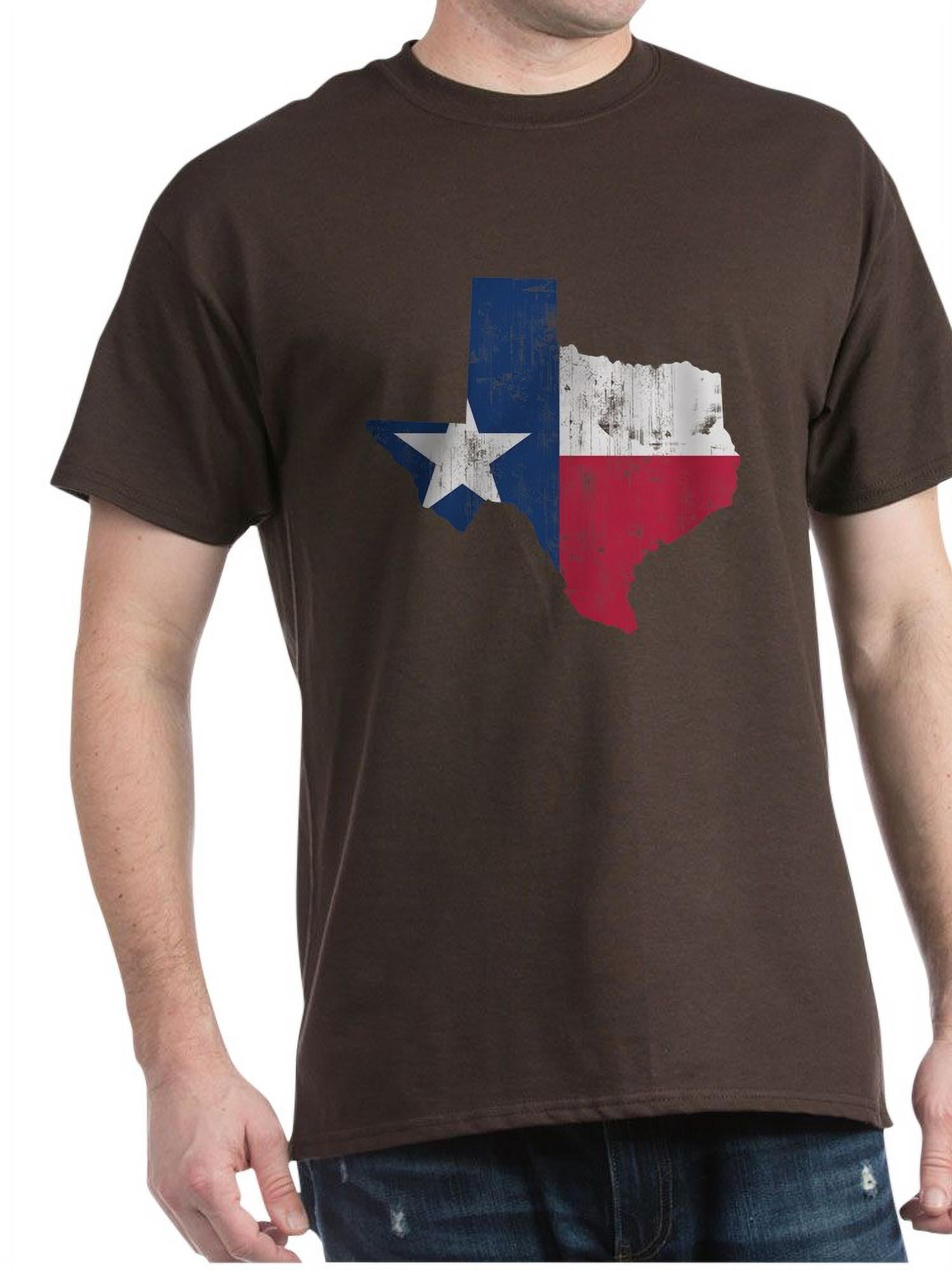 Unisex Cotton Long Sleeve T-Shirt Texas State Flag Vintage Retro CafePress 
