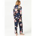 thumbnail image 2 of Joyspun Women's Satin Pajama Sleep Set, 2-Piece, Sizes S to 3X, 2 of 3