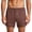 Brown, variant on Men's Waffle Knit Boxer Underwear Loose Fit Lounge Button Soft Breathable Sleep Boxers