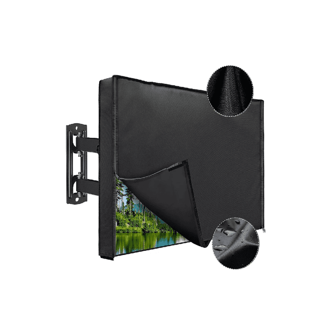 Impermeable Protector De Pantalla Tv Con Cremallera 65-70 negro