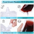thumbnail image 3 of 50 Uds. Bolsa de PláStico Transparente PortáTil con Boquilla, Bolsa de PláStico para Botella de Bebida LíQuida, Bolsa de Embalaje Sellada, 3 of 7