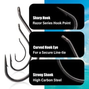 Reaction Tackle Dropshot Hooks - #2- Red