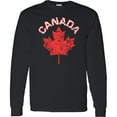 thumbnail image 3 of Inktastic Canada Maple Leaf Long Sleeve T-Shirt, 3 of 5
