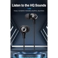 thumbnail image 3 of USB C Headphones for Samsung S24 S23 FE S22 S21 S20 A53 A54 Wired Earbuds Metal in-Ear Type C Earphone with Microphone Volume Control Bass Stereo for iPhone 17 Pro Max iPhone 16 Pro Max Pixel (Black), 3 of 16