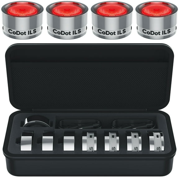 Chauvet DJ CoDot ILS 4-pack of Coin-Sized LED Illuminators Lights w/ Carry Case