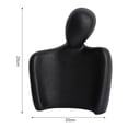 thumbnail image 3 of Escultura Adorno de personaje abstracto, esculturas de parejas, coleccionables románticas apasionadas de cerámica para decoración de , Negro, 3 of 9