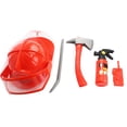 thumbnail image 2 of Kit de 5 piezas de juguetes de cosplay de bombero para niños, casco, extintor, intercomunicador, hacha, llave inglesa, 2 of 15