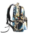 thumbnail image 3 of Goofa The Nightmare Before Christmas Pattern Casual Backpack for School & Travel – Lightweight Ergonomic Backpack with Laptop Compartment, Multiple Pockets-One Size, 3 of 5