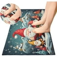 thumbnail image 4 of Christmas Gnomes Kitchen Mat Soft and Absorbent Bath Mats for Bathroom Non Slip Quick Dry Shaggy Bath Carpet Machine Wash for Kitchen Bathroom Shower 39x20 in Home Decor, 4 of 7