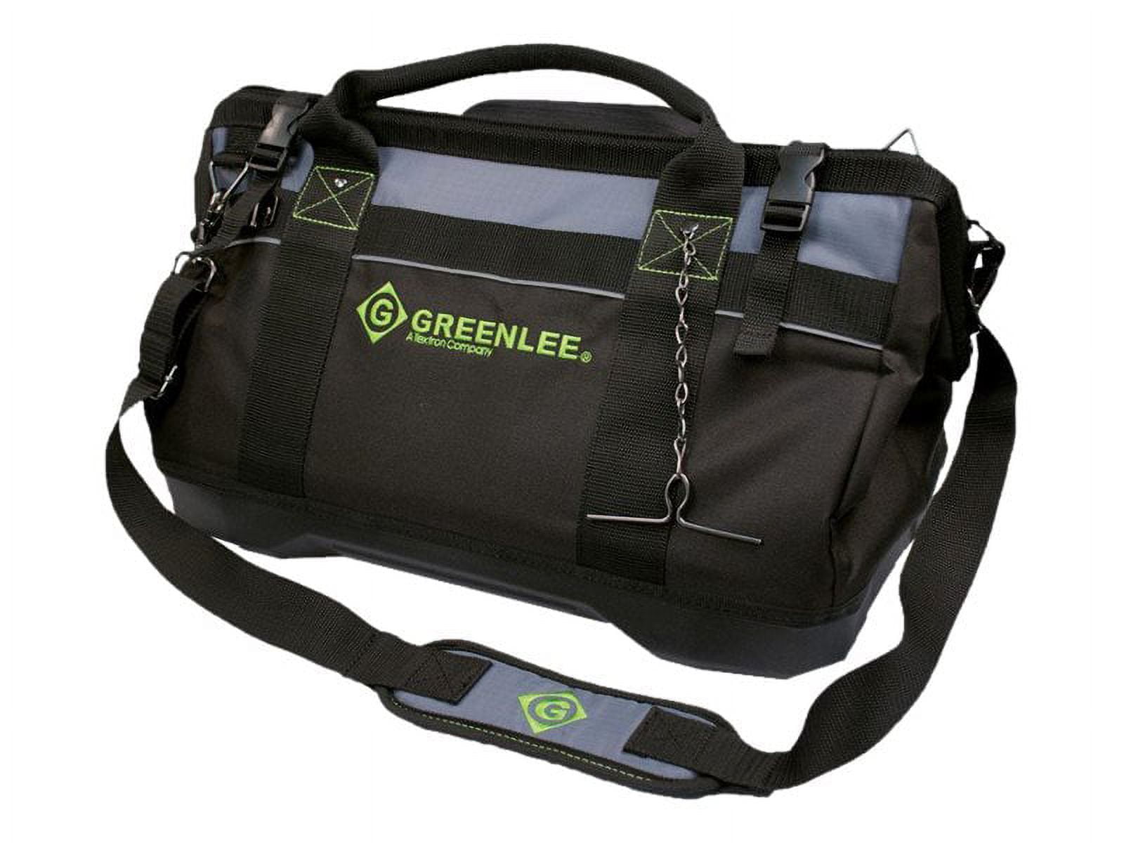 Greenlee Tool Bag, Polyester, Black, 19 Pockets 0158-22