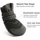 thumbnail image 4 of Botas protectoras, 4 piezas de zapatos para perros, suela suave antideslizante para perros pequeños a medianos Tamaño: Talla 2 (Paquete de 4), 4 of 5
