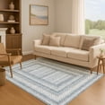 thumbnail image 7 of Addison Rugs Mayfield Premium Machine Washable Transitional Geometric Denim Rectangle Rug, 5' x 7'6", 7 of 7