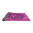 thumbnail image 2 of Ahgly Company Indoor Round Medallion Pink Traditional Area Rugs, 4' Round, 2 of 4