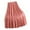 A-Pink169, variant on XIAONU Office Pleated Skirt For Women Leather Flowy Slimming Long Skirt Casual Daily Wear Work Skirts