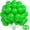 Green, variant on 20 bright pink 10-inch balloons with ribbons, suitable for birthday, wedding, engagement, bridal shower, bachelorette party, and tropical themed party decorations.