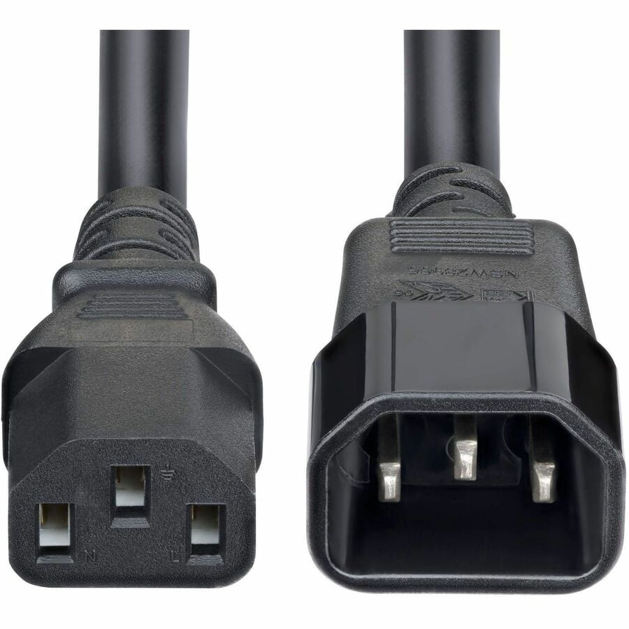 StarTech.com 15ft (4.5m) Power Extension Cord, C14 to C13 PDU Power Cord, 15A 250V, 14AWG, UL Listed