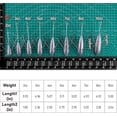 thumbnail image 2 of Lot de 5 Plombs Sputnik Plombs Araignée 2oz-10oz Surf Pêche Poids Plomb Pyramide Eau Salée Plage Lancer Mer Pêche 5oz-Lot de 5, 2 of 7