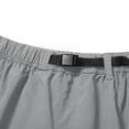thumbnail image 4 of Men's Cargo Shorts with Built-in Belt, 9" Inseam Quick Dry Outdoor Hiking Short Pants, Summer Casual Lightweight Regular Fit for Fishing Travel, Big & Tall, 4 of 9