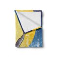 thumbnail image 2 of Whale Soft Flannel Fleece Blanket, Whales Tail in Ocean on Full Moon Diving in Water Swimmer Marine Animal Print, Cozy Plush for Indoor and Outdoor Use, 50" x 60", Yellow Grey Blue, by Ambesonne, 2 of 6