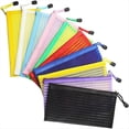 thumbnail image 4 of Paquete de 40 Bolsas de con Cremallera de 10 Colores, Coloridas Bolsas de Viaje Multiusos para Suministros de Oficina y Viajes, 4 of 5