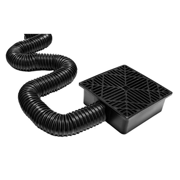 BAMILL Low Profile Drain Kit for Catch Basin, 9.05*9.05in - Underground Water