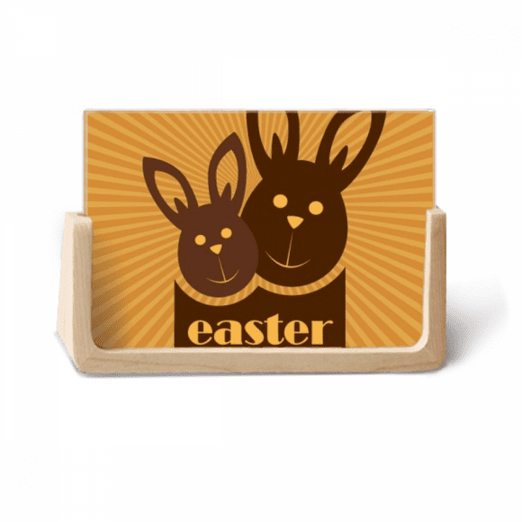 Easter Bunny Holding Frame